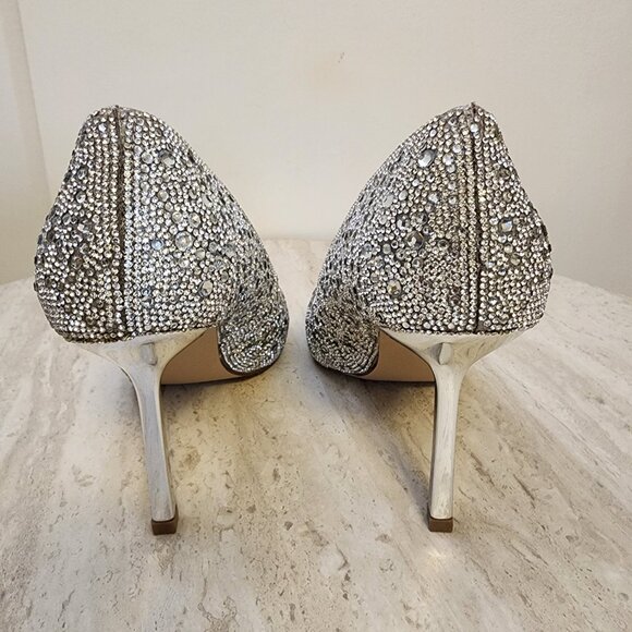 Steve Madden Womens Classie Pointed-Toe St Crystal Rhinestone - B040 - Picture 2 of 11